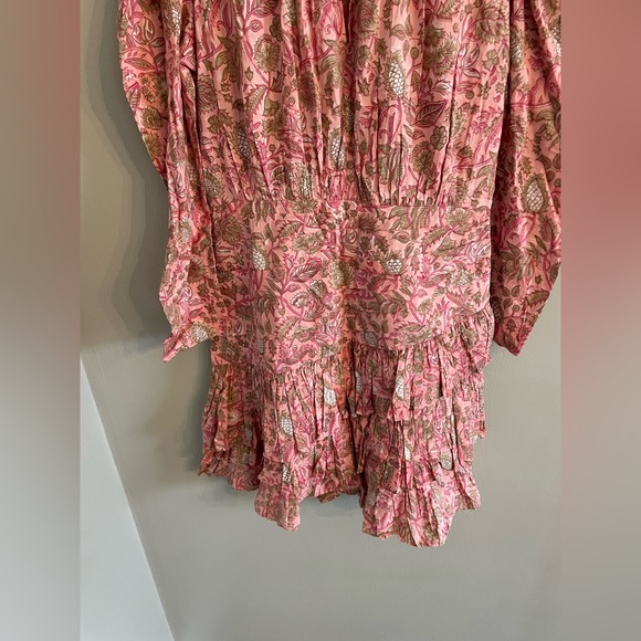 Anna Cate Isabella Dress Block Print Pink Floral - Picture 9 of 9